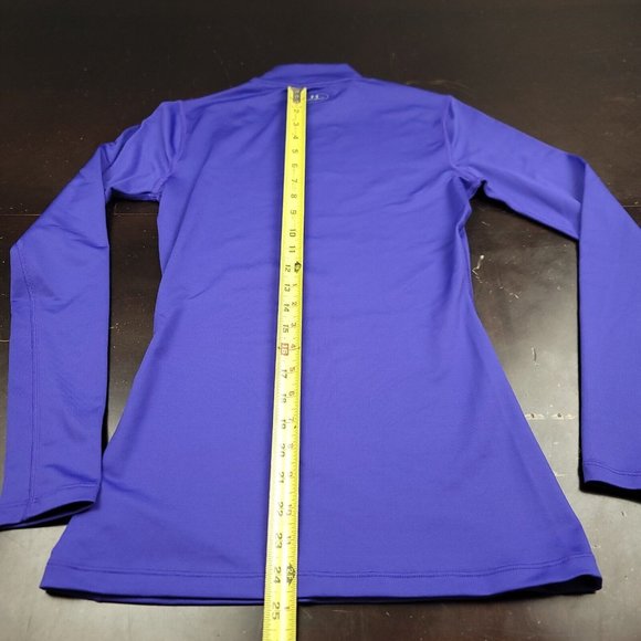 Under Armour Womens S Shirt Fitted ColdGear Mock Neck in‎ Purple - Picture 11 of 13